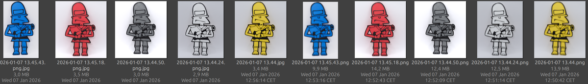 Kapitan Bomba - multiple colors