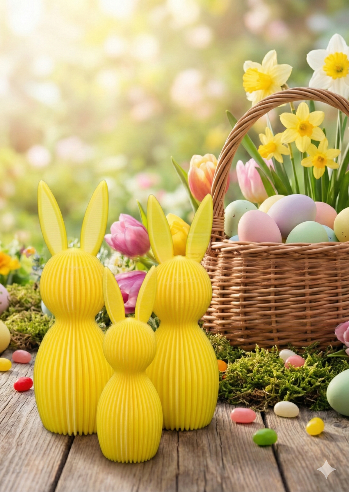 Bunnies -  yellow edition