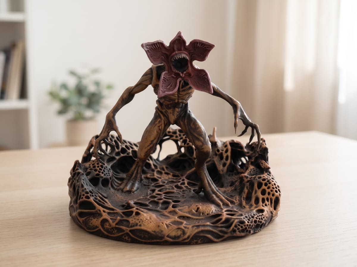 The Upside Down on a shelf
